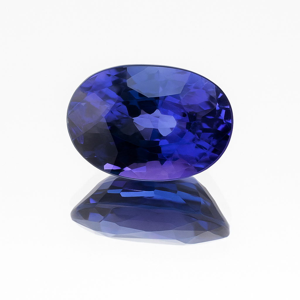Natural cobalt blue spinel